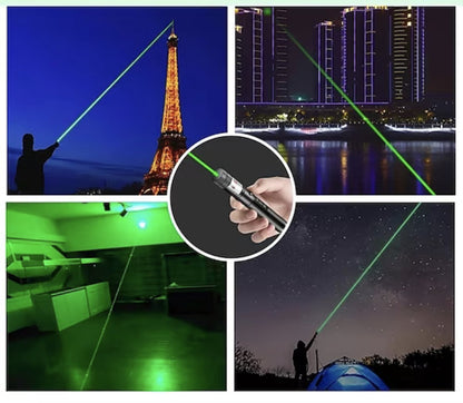 Skanto | Rechargeable Green Laser Pointer USB Metal Pen
