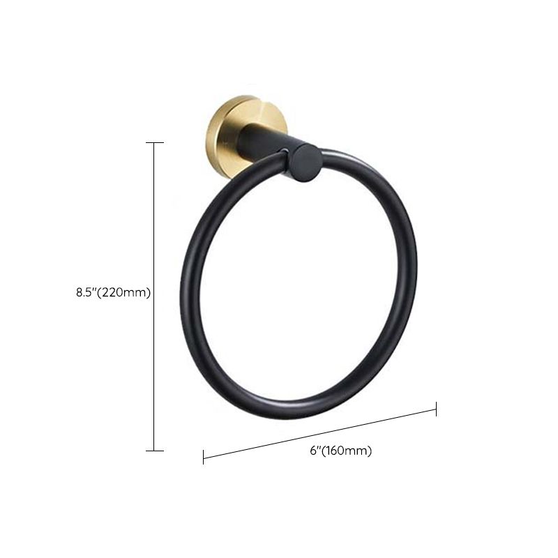 BowLift | Traditional Bathroom Hardware Accessory Set Towel Ring/Bathrobe Hook/Towel Bar