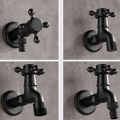 BowLift | Wide Bathroom Sink Faucet Wall-Mounted Cross Handle Faucet