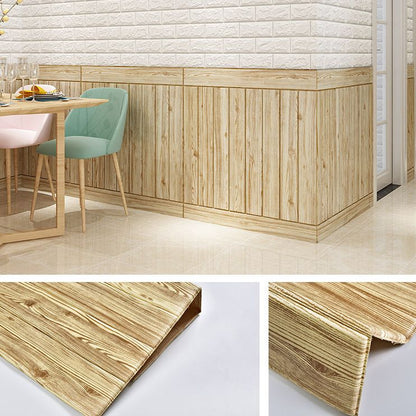 BowLift | Modern Tin Wall Paneling Smooth Wall Ceiling Wood Plank Set of 6
