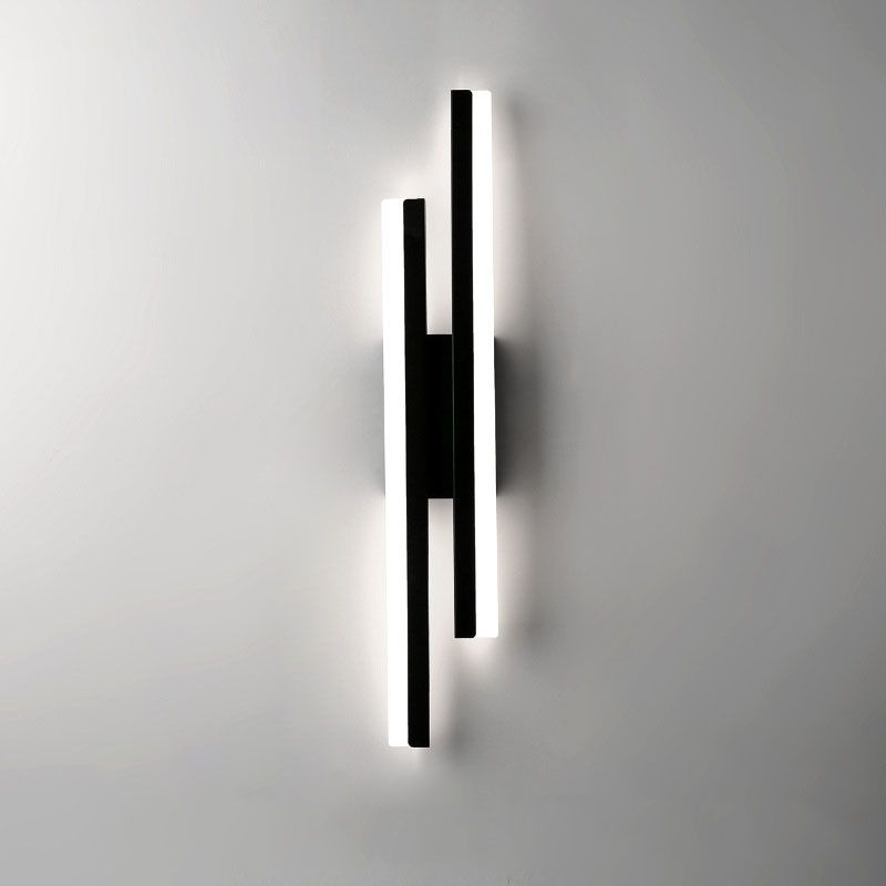 Skanto | Alana Modern LED Wall Light - Elegant Black/Gold Wall Lamp for Living Room and Bedroom