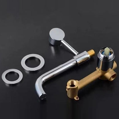 Wall-mounted single-lever mixer for the bathroom