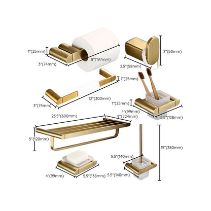 BowLift | Traditional Style Brass Bathroom Accessories as Single Piece or in Set made of Metal