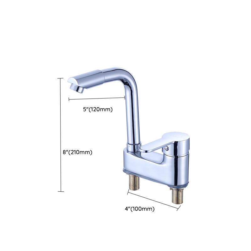 BowLift | Deck Mounted Center Freestanding Bathtub Filler Single Handle Freestanding Faucet