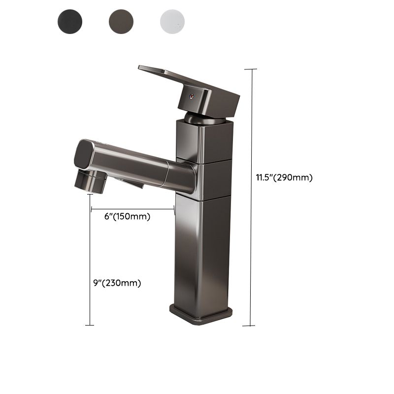 Kitchen Faucet with Swivel Spout, Single Handle Faucet with Pull-Down Sprayer