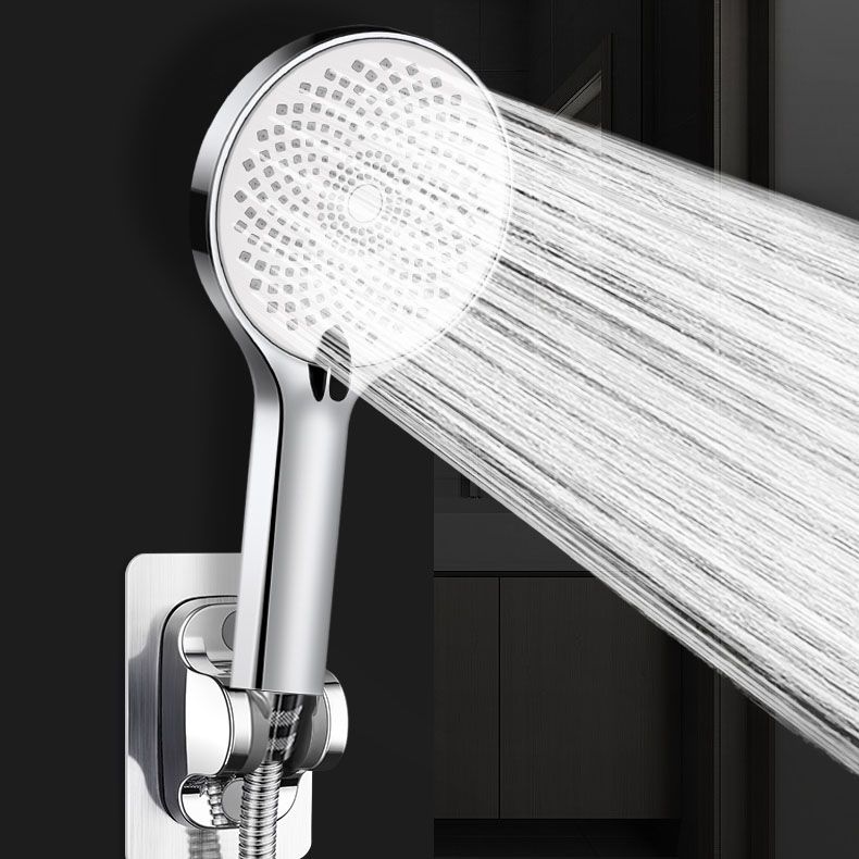 Round, Fixed High-Flow Shower Head with Air Injection, Wall Mounted