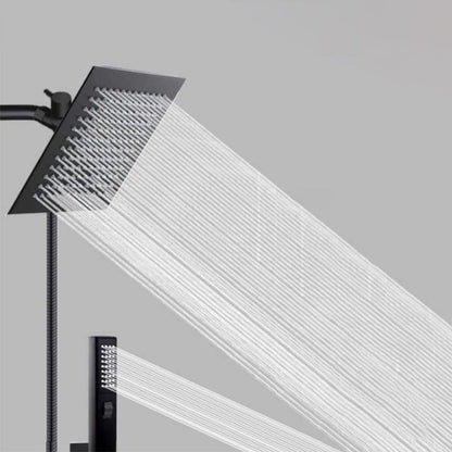BowLift | Traditional Square Dual Shower Heads Metal Wall Mounted Dual Shower Heads