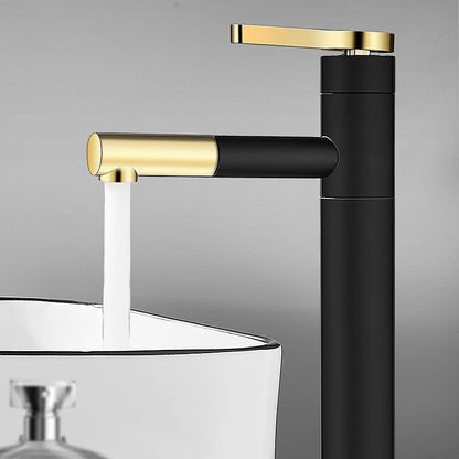 BowLift | Lever handle faucet Glam Style with swivel spout for the bathroom