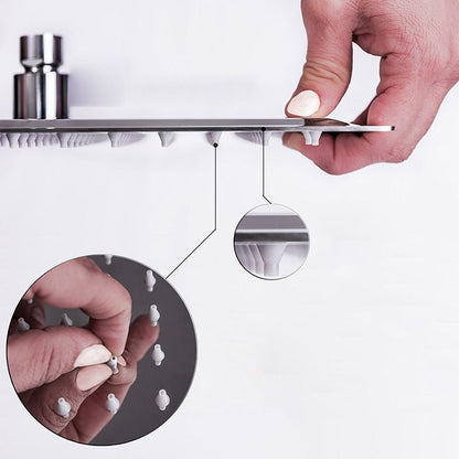 BowLift | Contemporary Shower Combo Fixed Shower Head Stainless Steel Wall Mount Square Shower Head