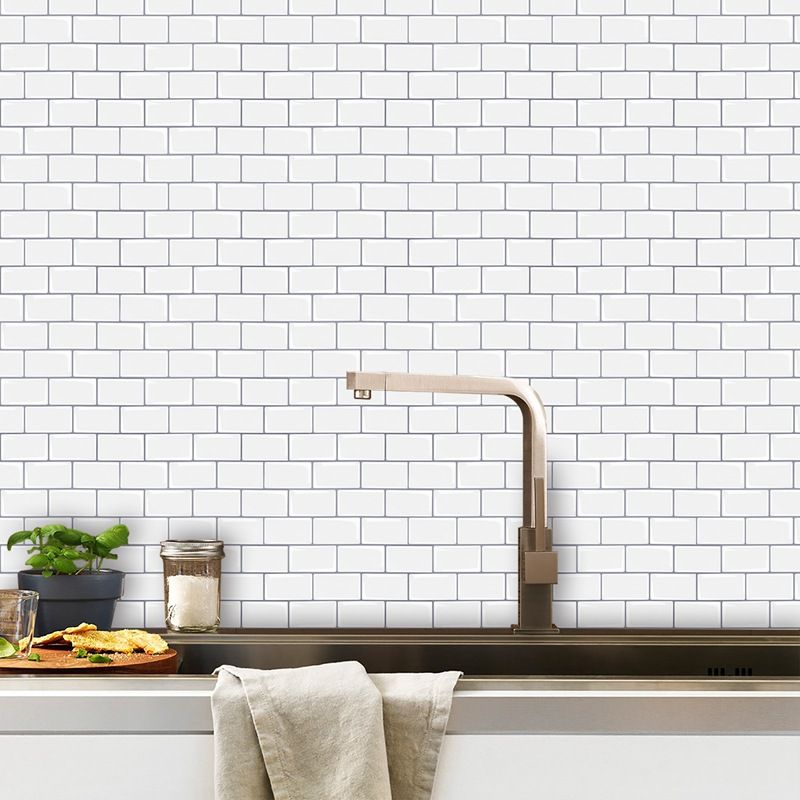 BowLift | Modern Peel and Stick Tiles PVC Subway Tile Peel and Stick Wall Tile for Bathroom