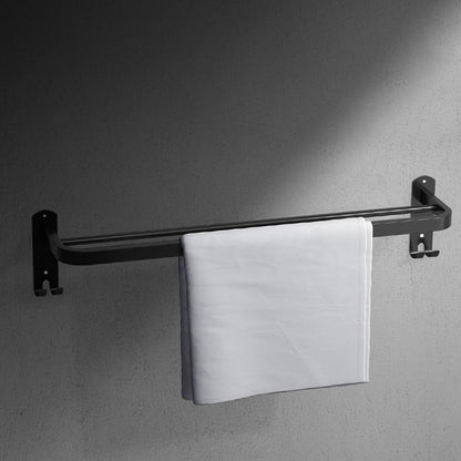Black modern bathroom accessory set Stainless steel bathroom fixtures