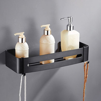 BowLift | Matt Black Modern Bathroom Accessories Set, Set of 3, Bathroom Shelf