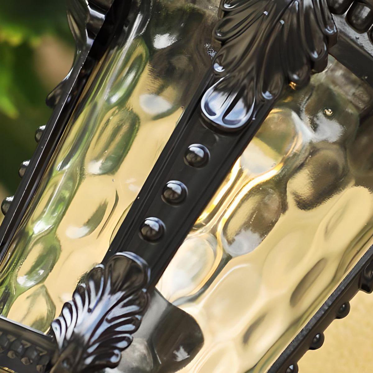 BowLift | Outdoor Vintage Glass Wall Lantern Light