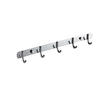 BowLift | Chrome Modern Bathroom Hardware Set Stainless Steel Towel Hook/Towel Rail & Bathroom Shelf