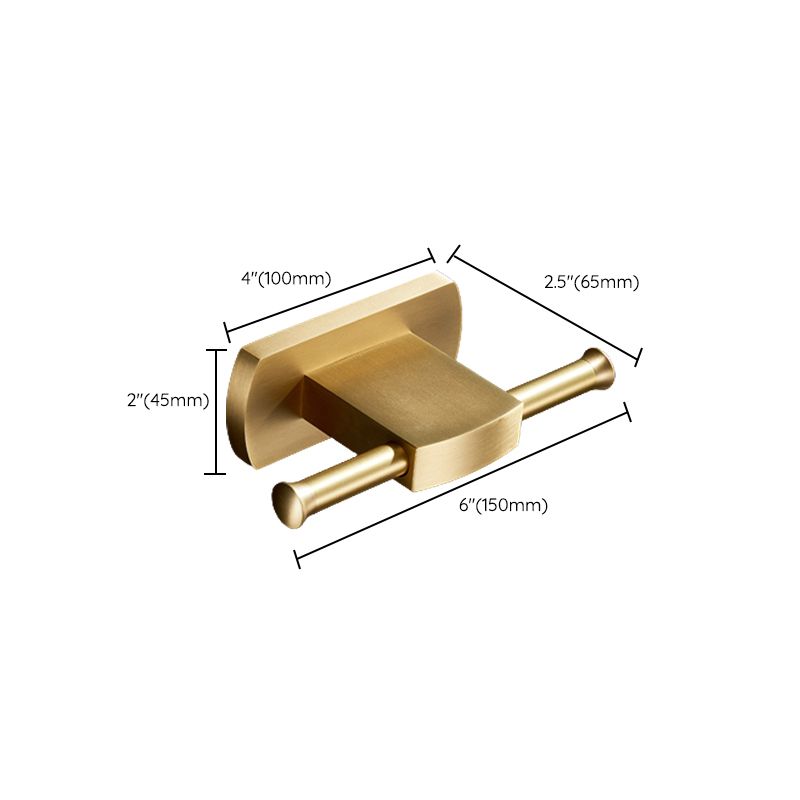 BowLift | Traditional Golden Bath Accessory Set Brass Bathroom Accessories Kit