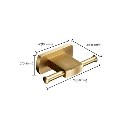 BowLift | Traditional Golden Bath Accessory Set Brass Bathroom Accessories Kit