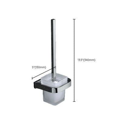 BowLift | Polished Chrome Modern Bathroom Accessory Set made of Stainless Steel Towel Holder/Soap Dish