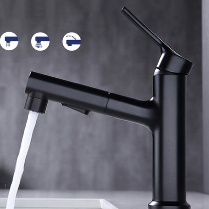 BowLift | Round Vessel Sink Bathroom Faucet Simple Style Faucet with Brass Material