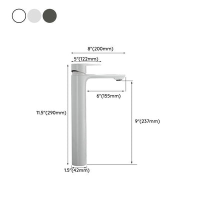 BowLift | Bathroom Sink Faucet Lever Handle Brass Monochrome Bathroom Faucet