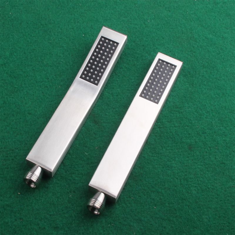 BowLift | Simple Rectangle Shower Head 304 Stainless Steel Hand Shower
