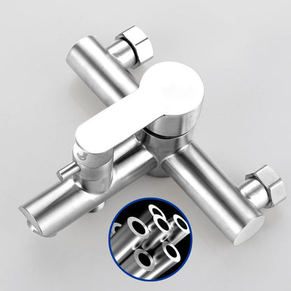 Popular Bathtub Filling Station Trim 304 Stainless Steel Wall-Mounted Bathtub Filling Station