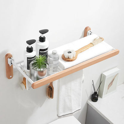 BowLift | White Bathroom Set Solid Wood & Aluminium Bathroom Accessories individually or as a set