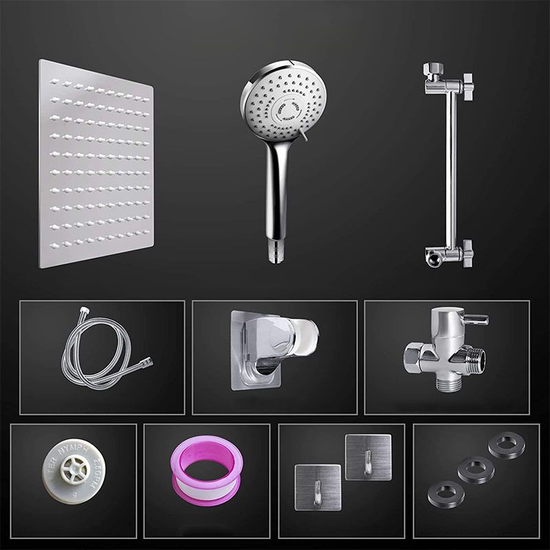 BowLift | Modern shower combination spray 5 setting patterns handheld shower head with large shower head