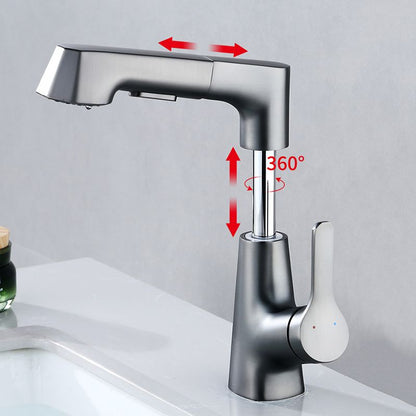Skanto | Modern Faucet Solid Copper Centerset Bathroom Faucet