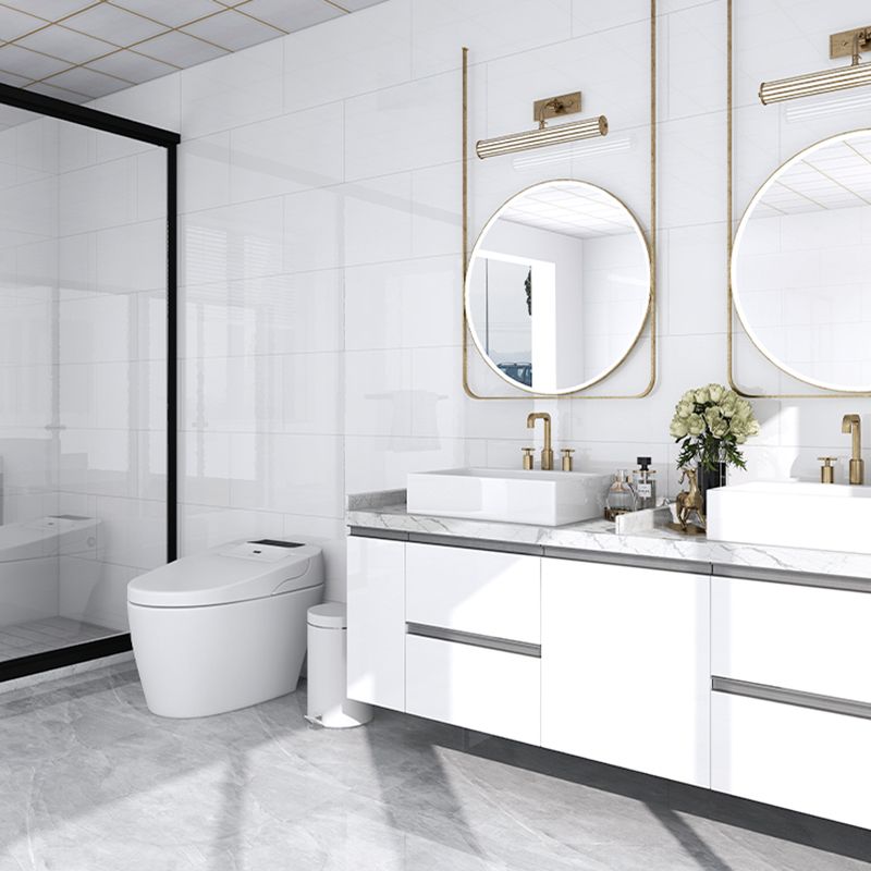 BowLift | Single Tile Peel and Stick Back Splash Modern Style Bathroom Peel and Stick Back Splash