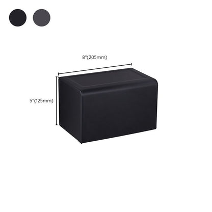 Modern Bathroom Accessory Set Matt Black/Grey Bathroom Shelf/Towel Holder & Paper Holder