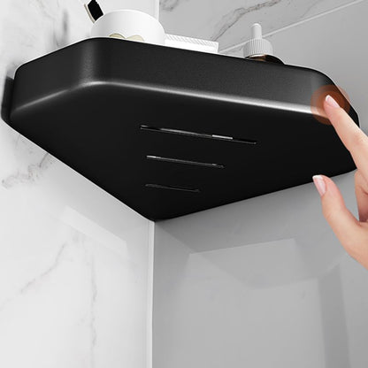 Matte black bathroom accessory set Modern anti-rust 1/2/3-piece bathroom shelf