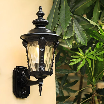 Kalsten | Outdoor Vintage Glass Wall Lantern Light