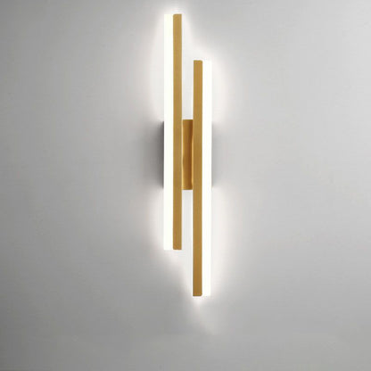 Skanto | Alana Modern LED Wall Light - Elegant Black/Gold Wall Lamp for Living Room and Bedroom