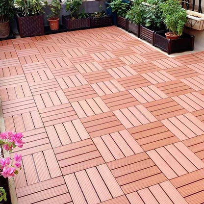 BowLift | Classic wooden tiles for garden patio flooring to lay