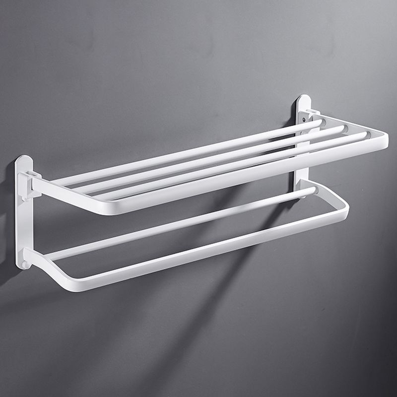 BowLift | White Bathroom Accessories Hardware Set Modern Bathroom Accessories Set, Towel Rack