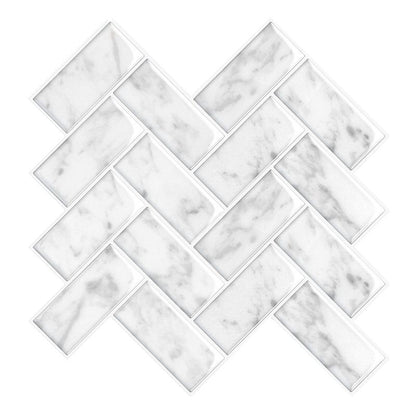 BowLift | Modern Peel and Stick Backsplash Wall Tile PVC Peel & Stick Field Tile