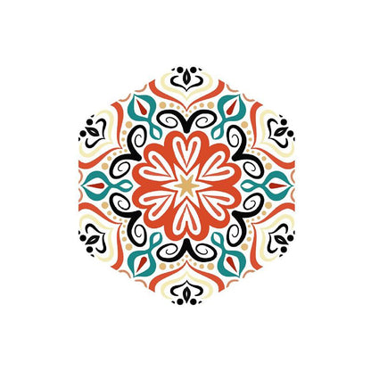 BowLift | Plastic Mosaic Tile Wallpaper Hexagonal for Stick-On and Removable Back Wall Tile