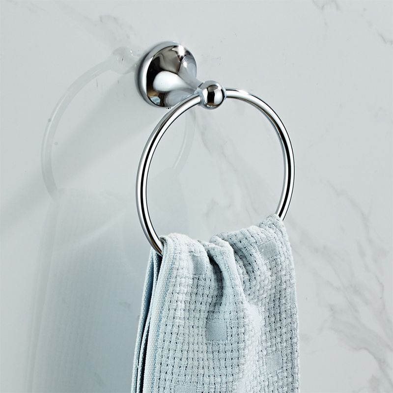 Metal Bathroom Set Traditional Style Chrome Bathroom Accessory Set