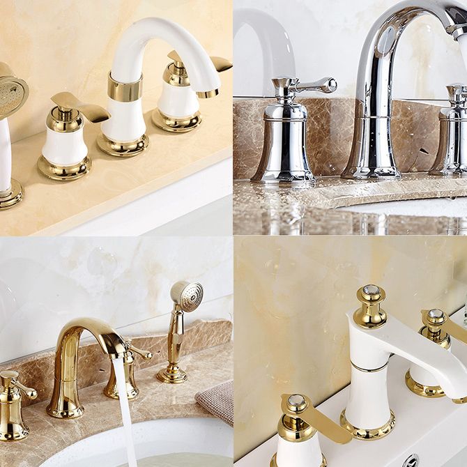 BowLift | Contemporary Tub Faucet Deck Mount Trim Bathtub Faucet Trim for Bathroom