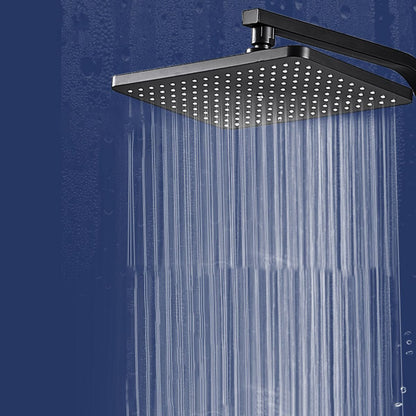 BowLift | Modern rectangular shower head combo standard spray pattern with hand shower