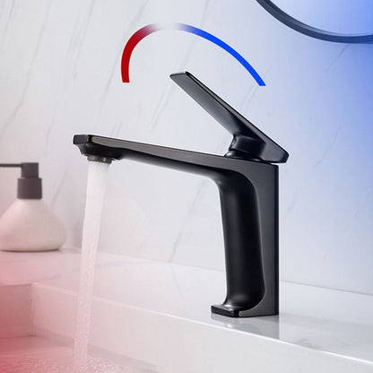 BowLift | Modern centerset bathroom faucet Solid color copper faucet for the bathroom