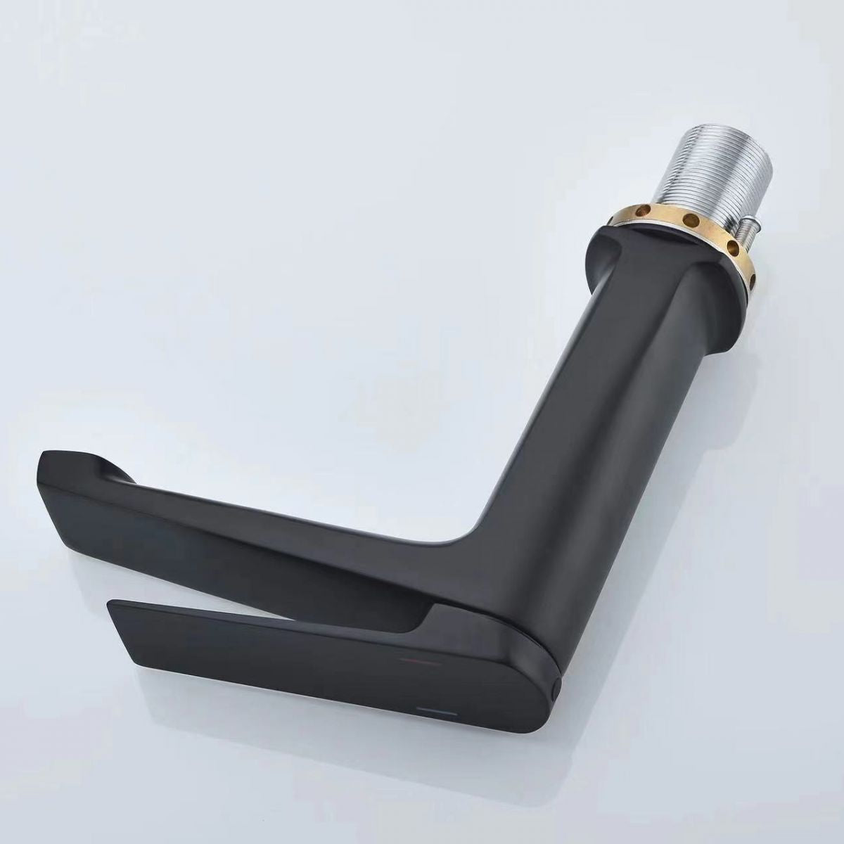 BowLift | Modern centerset bathroom faucet Solid color copper faucet for the bathroom