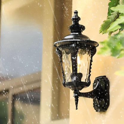 BowLift | Outdoor Vintage Glass Wall Lantern Light