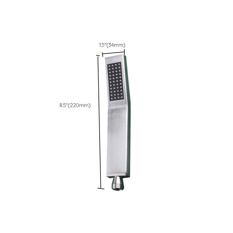 BowLift | Simple Rectangle Shower Head 304 Stainless Steel Hand Shower