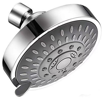 BowLift | Modern Fixed Shower Head with Catalyst 4-Inch Silver Wall Mount Shower Head