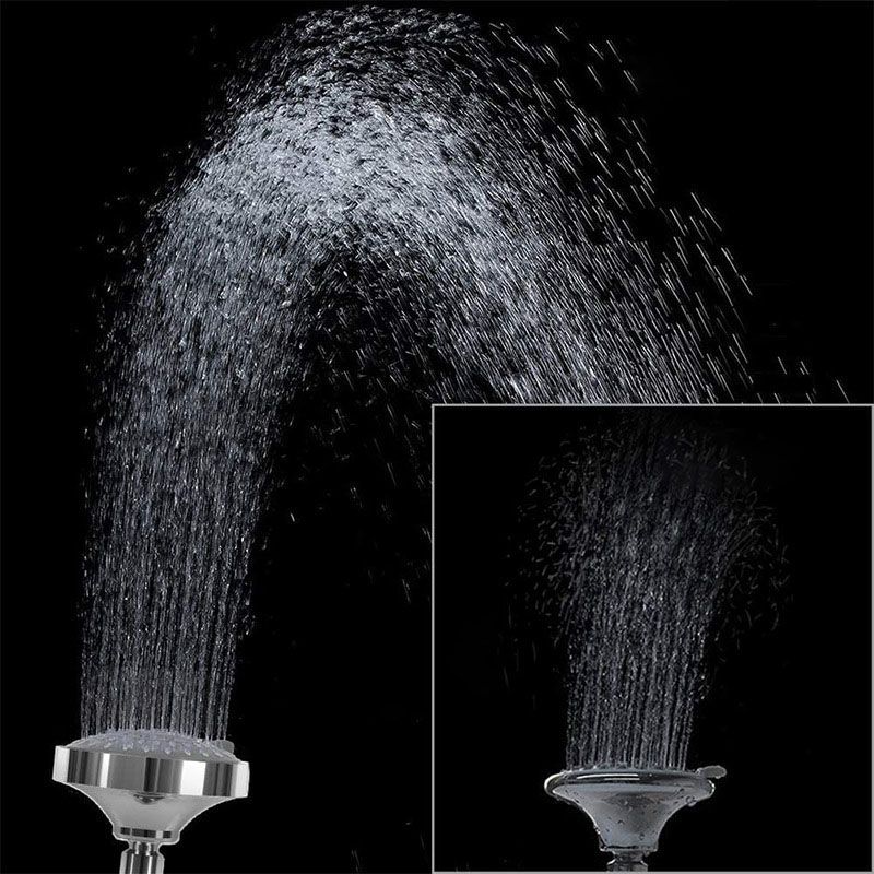 Skanto | Modern Self-Cleaning Round Silver Shower Head
