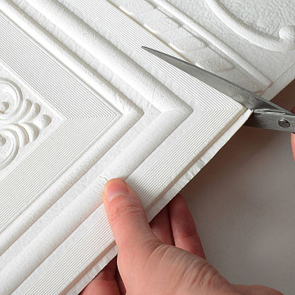 BowLift | Contemporary waterproof 3D wall panel veneer for peeling and sticking for interior walls