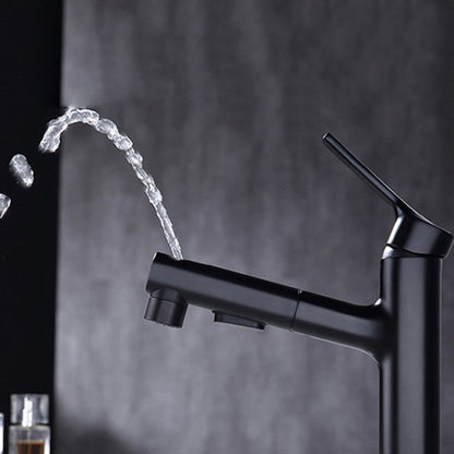 BowLift | Round Vessel Sink Bathroom Faucet Simple Style Faucet with Brass Material