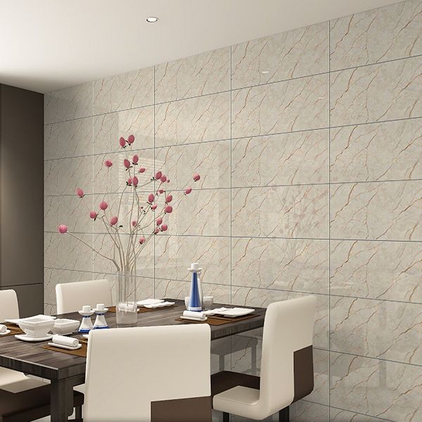 Skanto Stain-Resistant Peel and Stick Tiles with Marble Effect for Kitchen Backsplash