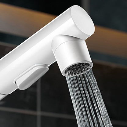 Pull-out single-lever 1-hole basin mixer